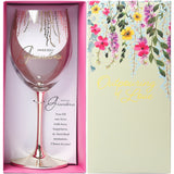 Grandma  - 19 Oz Crystal Wine Glass - Raymond's Hallmark