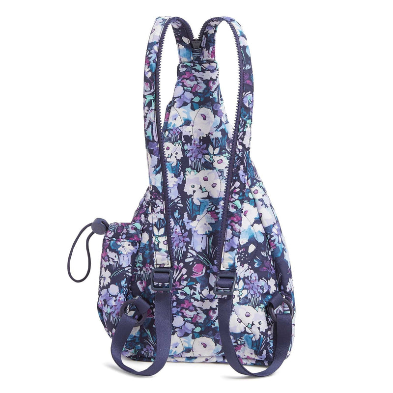 Featherweight Sling Backpack Artist’s Garden Purple - Raymond's Hallmark