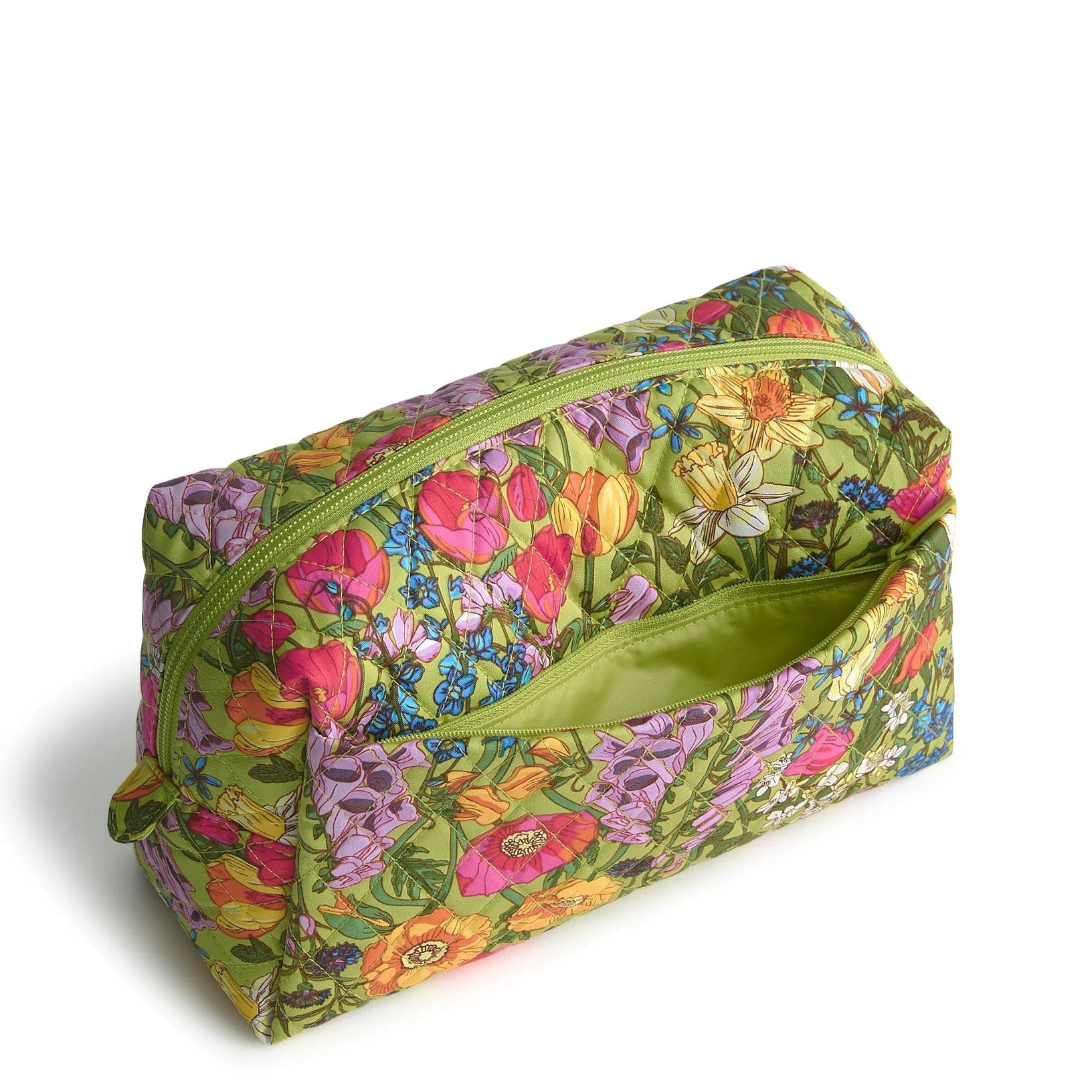 Large Cosmetic Bag in Meadow Bouquet