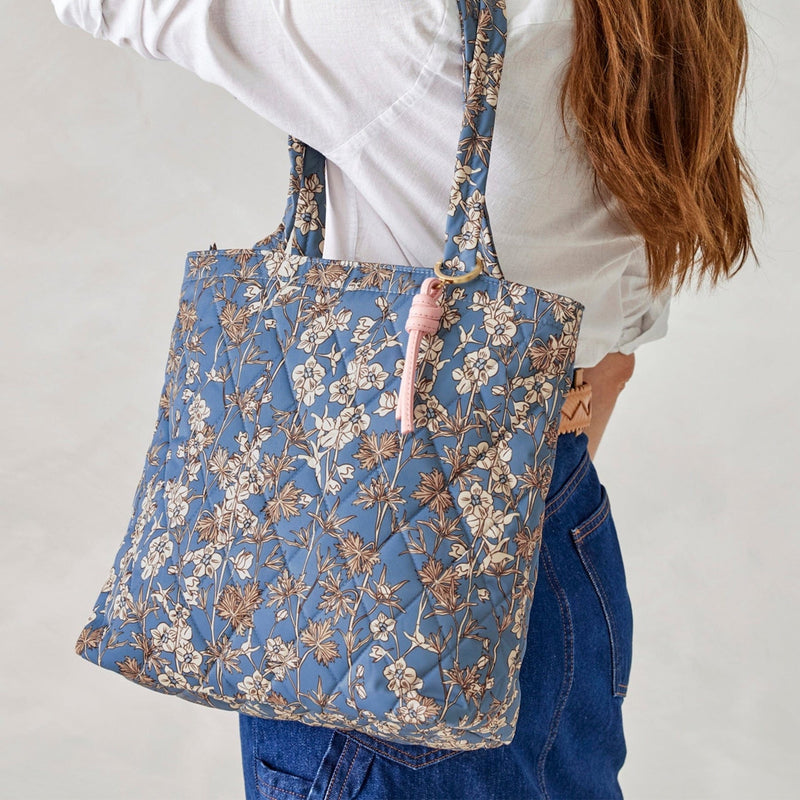 Small Original Tote in Larkspur Delphinum