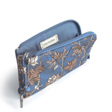 Zip Card Pouch in Larkspur Delphinum