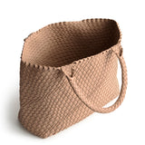 Small Hathaway Tote in Warm Taupe