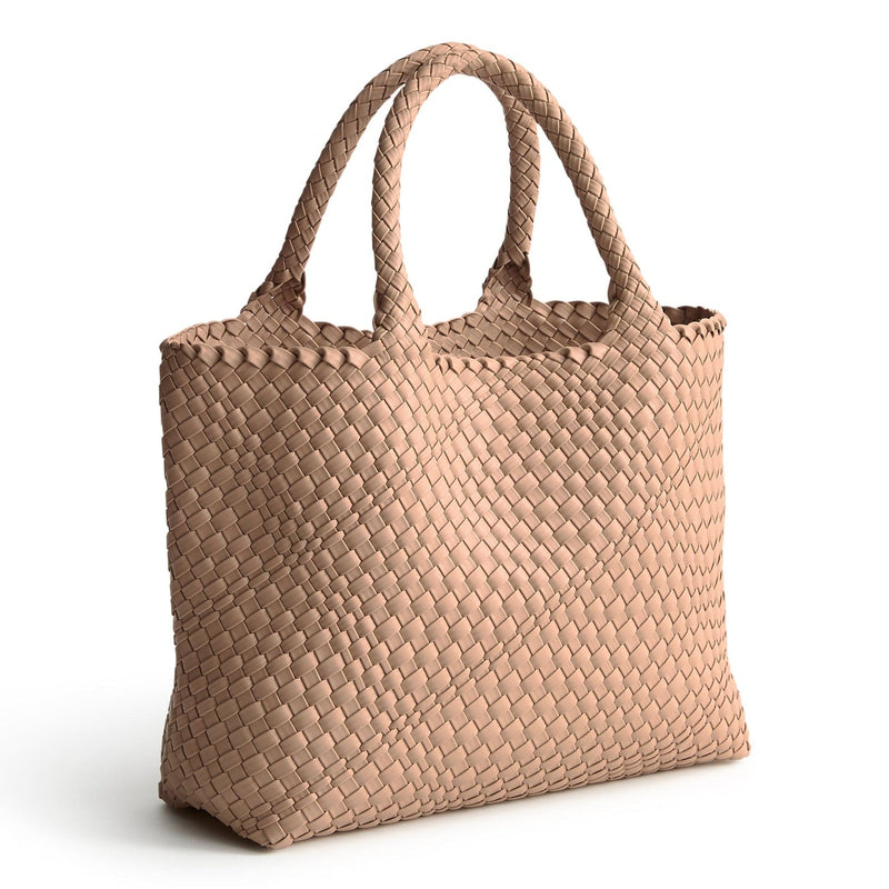 Small Hathaway Tote in Warm Taupe