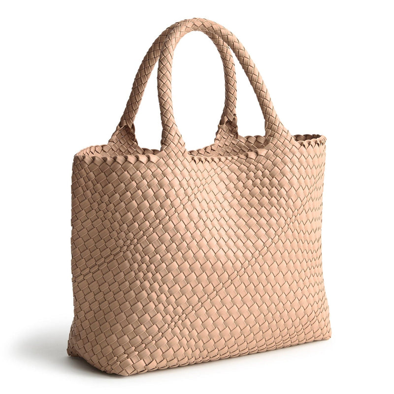 Small Hathaway Tote in Warm Taupe