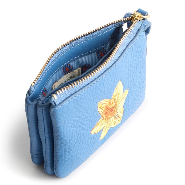 Accordion Card Case in Daffodil on Quiet Harbor