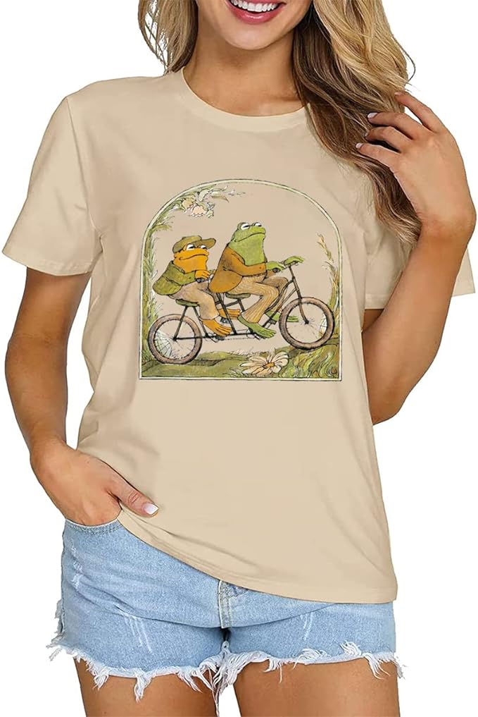 Frog & Toad Riding Bicycle