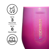 Stemless - 12oz Ombre Unicorn Kiss