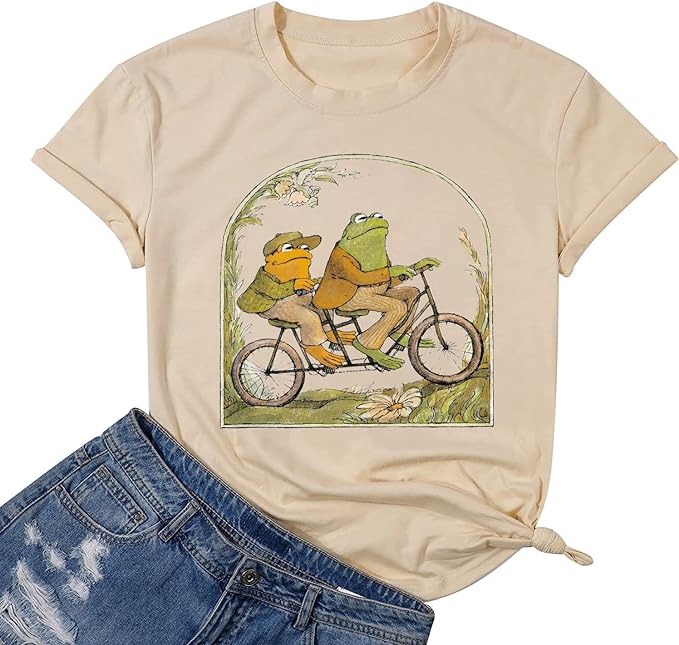 Frog & Toad Riding Bicycle