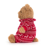 Bartholomew Bear in Winter Pajamas