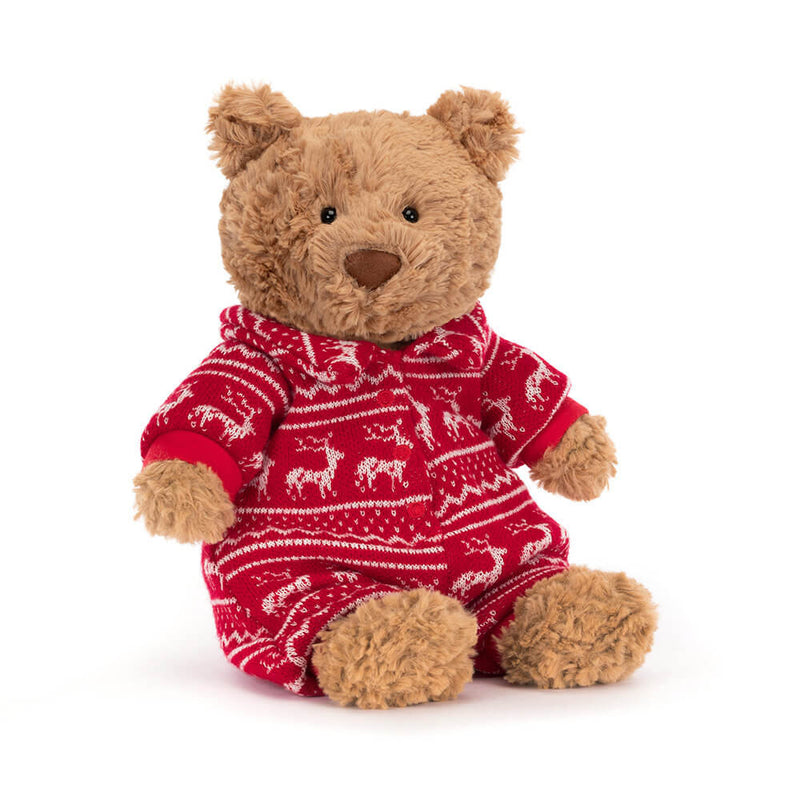 Bartholomew Bear in Winter Pajamas