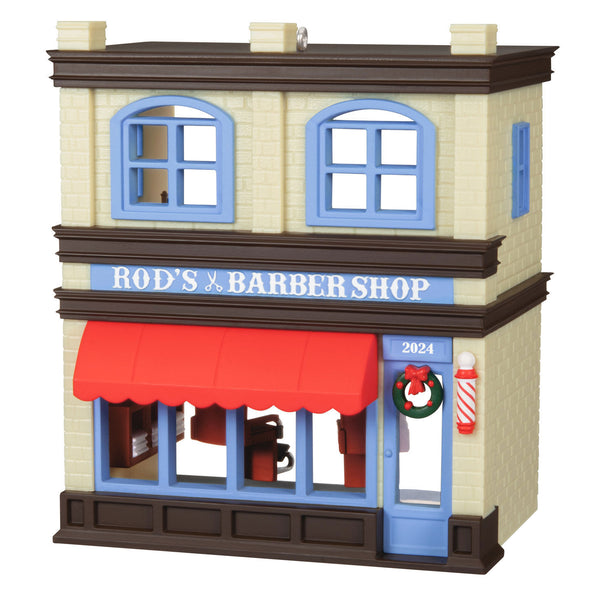 Rod's Barbershop Ornament - 41st In Series