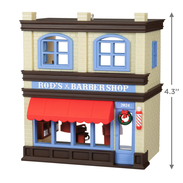 Rod's Barbershop Ornament - 41st In Series