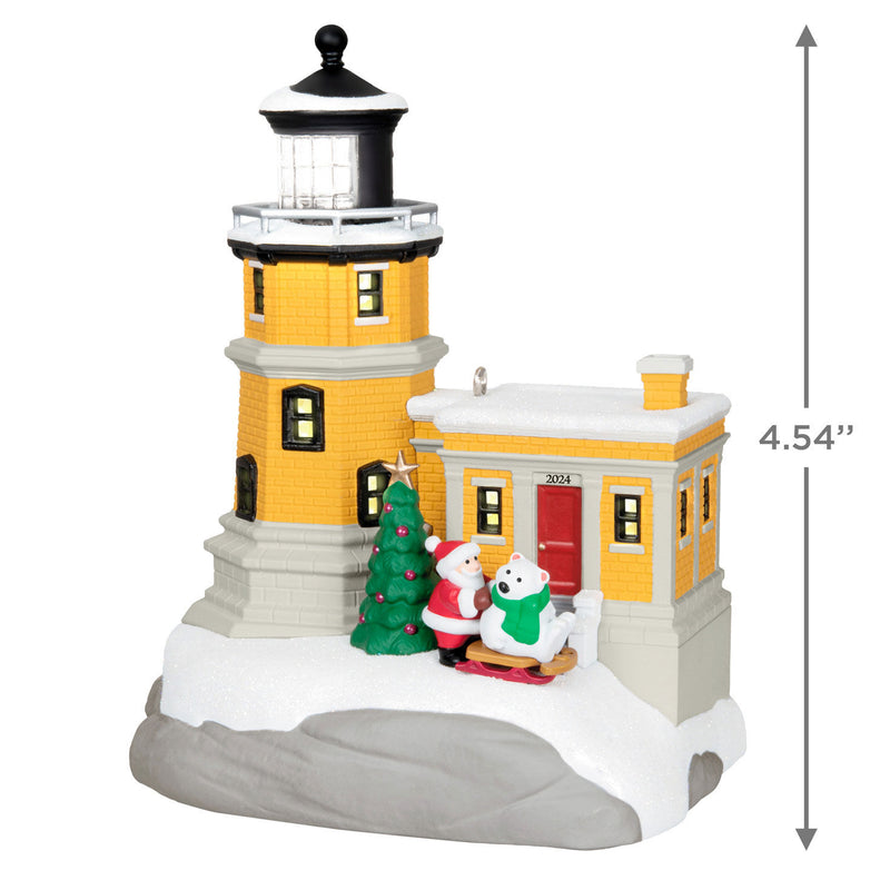 Holiday Lighthouse 2024 Ornament