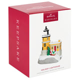 Holiday Lighthouse 2024 Ornament