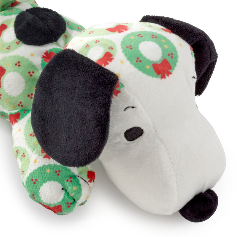 Peanuts® Festive Wreaths Floppy Snoopy Plush