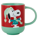 Peanuts® Snoopy Red and Green Christmas Mug