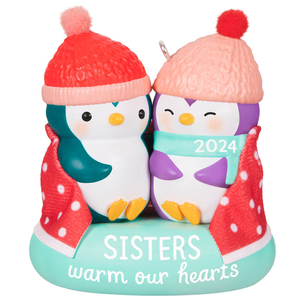 Sisters Warm Our Hearts Ornament