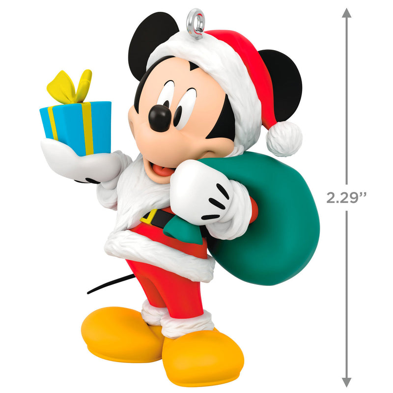 Santa Mickey Ornament - 3rd In Series