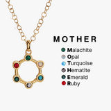 Mother Acrostic Interchangeable Necklace