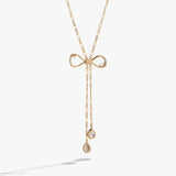 Coquette Bow Slider Necklace