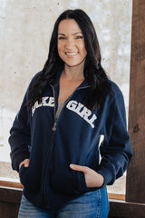 Track Jacket in Navy