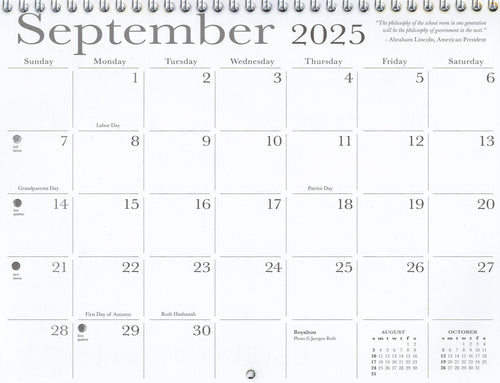 Vermont Living 2025 Wall Calendar